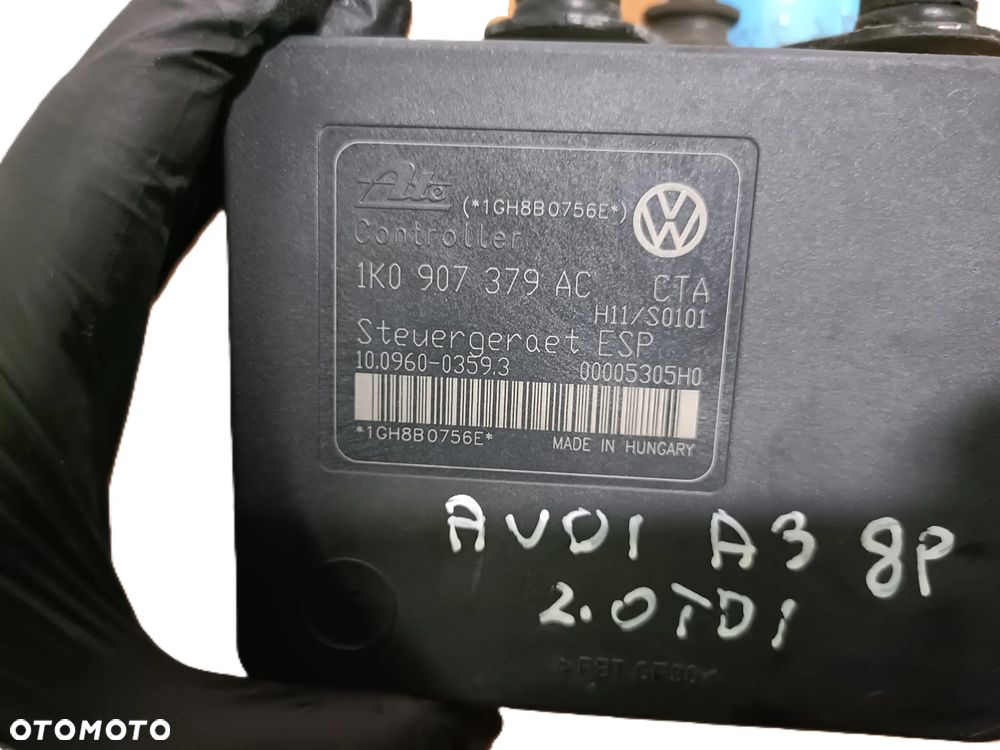 AUDI A3 8P 03-12 2,0 TDI pompa hamulcowa ABS 1K0614517AE 1K0907379AC * - 6