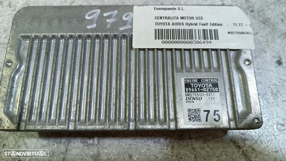 CENTRALINA DO MOTOR UCE TOYOTA AURIS E18 - 1