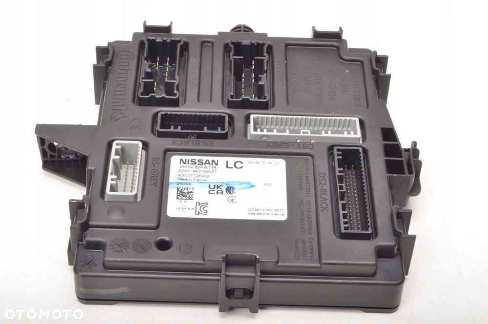 NISSAN JUKE II F16 1.0 MODUŁ STEROWNIK BCM 284B26PA1B - 1