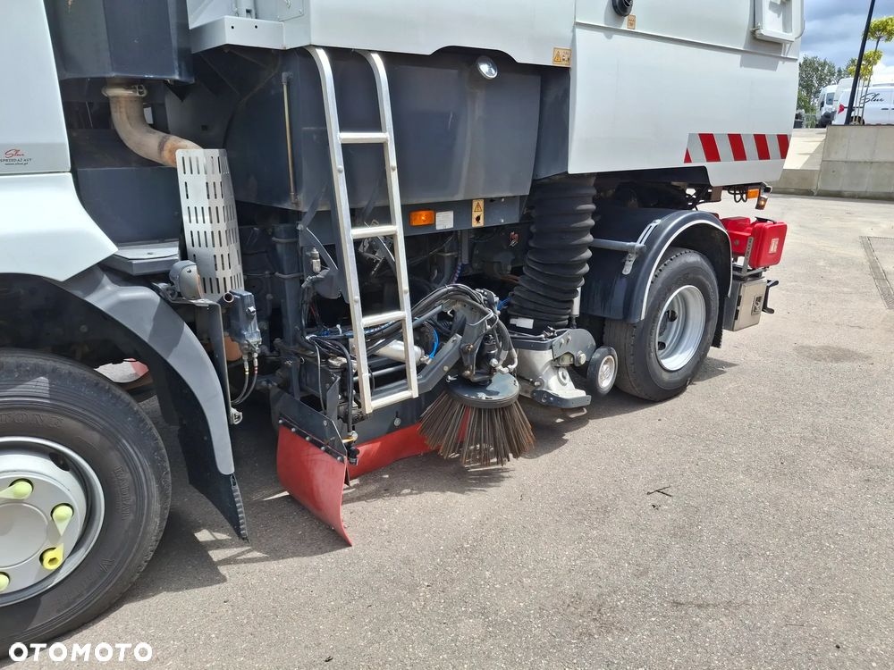 Renault Midlum 220 DXI Zamiatarka SEMAT Zoeller Johnston Szczotki L/R Obie Strony 2012r Napęd Hydrostat Euro 5 Rura Do Liści Studzienek 3873 Mth - 22