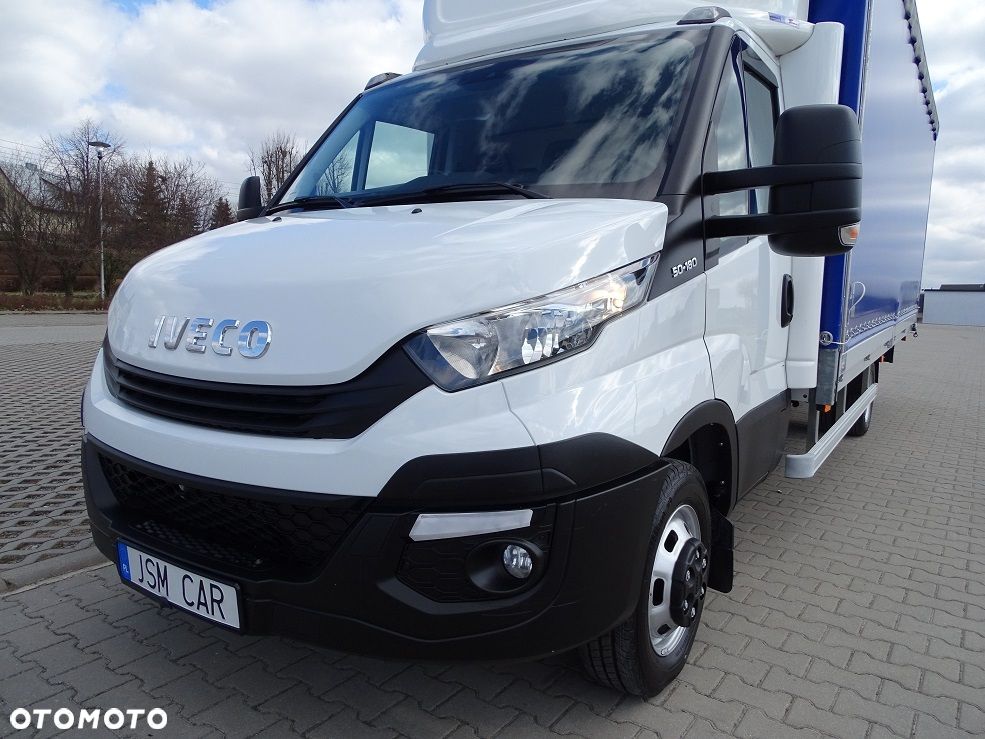 Iveco Daily 50C18 3.0 180Km. Skrzynia Plandeka 2x FIRANA 12 Palet 6.10m. JAK NOWY! Salon PL.!! - 8