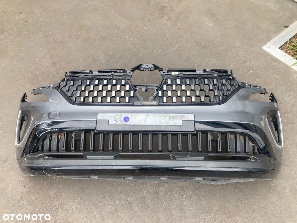 RENAULT AUSTRAL 22-> ZDERZAK  PRZEDNI PRZÓD  otwory na PDC + płyta zderzaka grill atrapa - 9