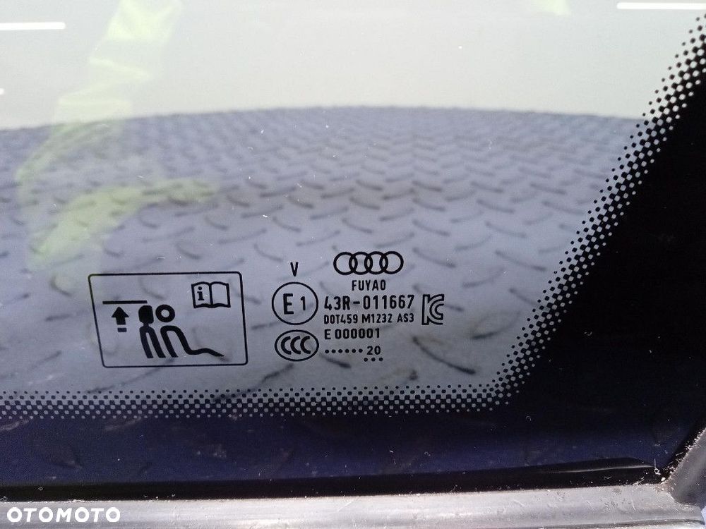 AUDI Q3 II F3 SZYBA KAROSERYJNA TYŁ PRAWA 83A845298E - 2