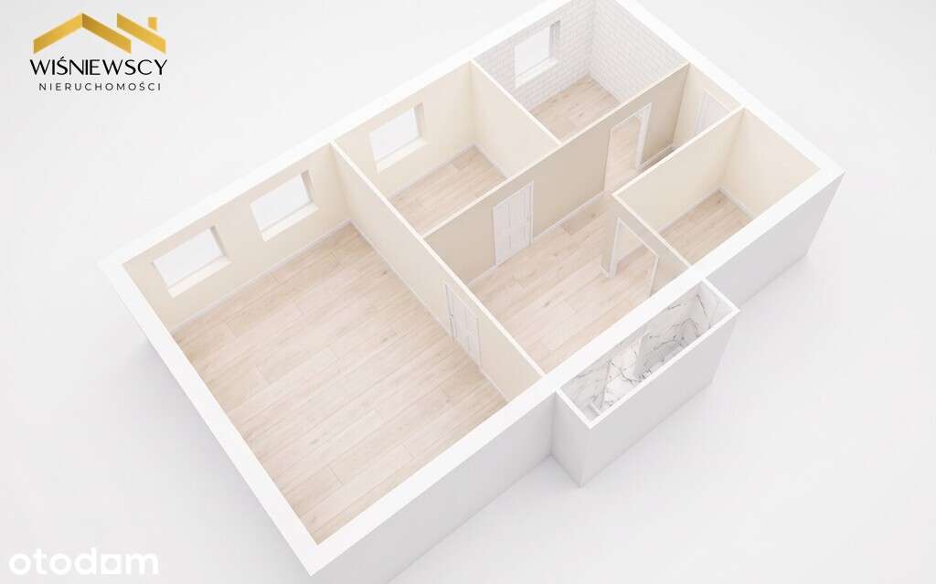 66 m² z ogródkiem przy starówce w Pasłęku