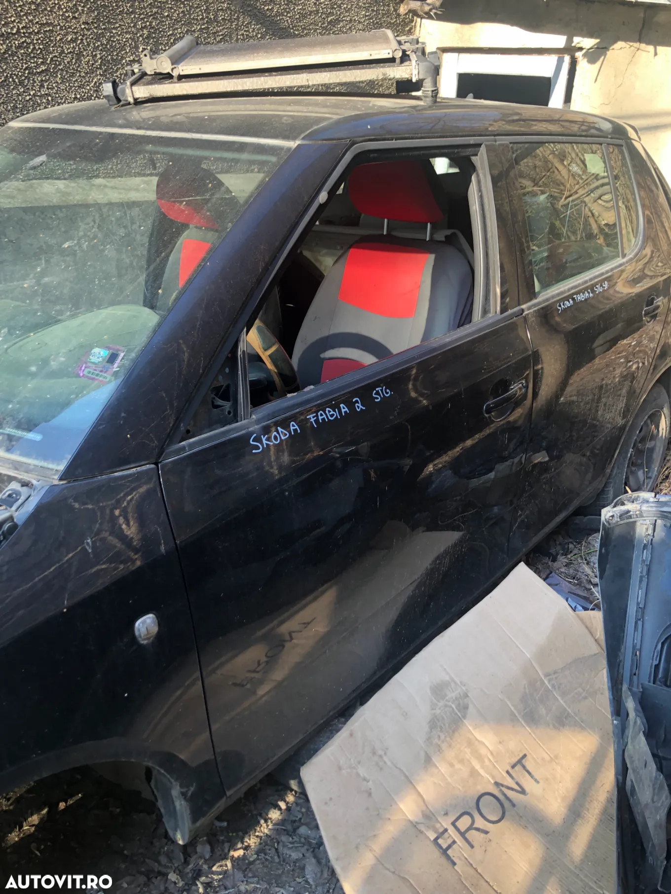 Usa stanga fata/spate Skoda Fabia 2 negru - 6