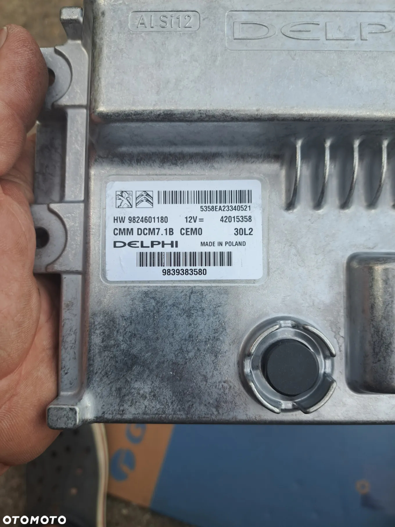 Komputer sterownik silnika ECU PSA FCA Fiat Ducato Opel Movano C Peugeot Boxer Citroen Jumper 2.2 HDI BlueHDI MULTIJET 9824601180 9839383580 42015358 1684469780 - 3