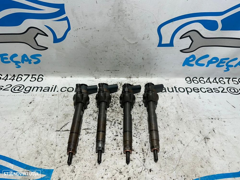 .Conjunto de 4 injetores Bosch BMW 2.0D 16v N47D20 N47 N47N 116D 118D 316D 318D 118cv 143cv 2006 - 2016 - 2