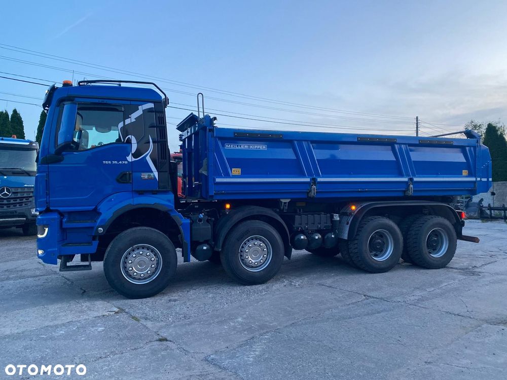 MAN TGS 35.470 8x4 Meiller Kipper + Bordmatik / Retarder / Jak Nowy - 15