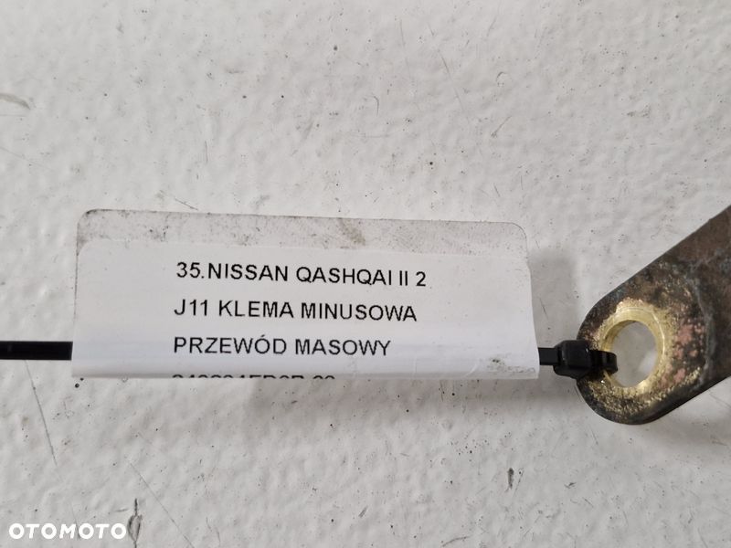 NISSAN QASHQAI II 2 J11 KLEMA MINUSOWA PRZEWÓD MASOWY 240804ED0B - 7