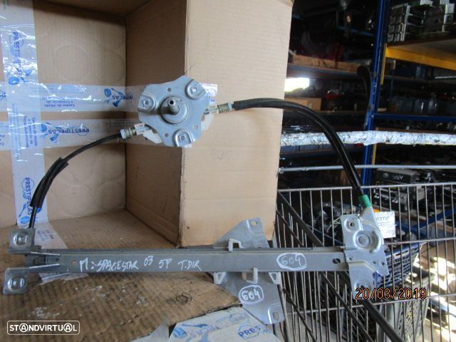 Elevador Manual ELEVM604 MITSUBISHI SPACESTAR 2003 5P TD MITSUBISHI SPACE STAR 2003 1.9DID 102CV 5P CINZA TD - 1