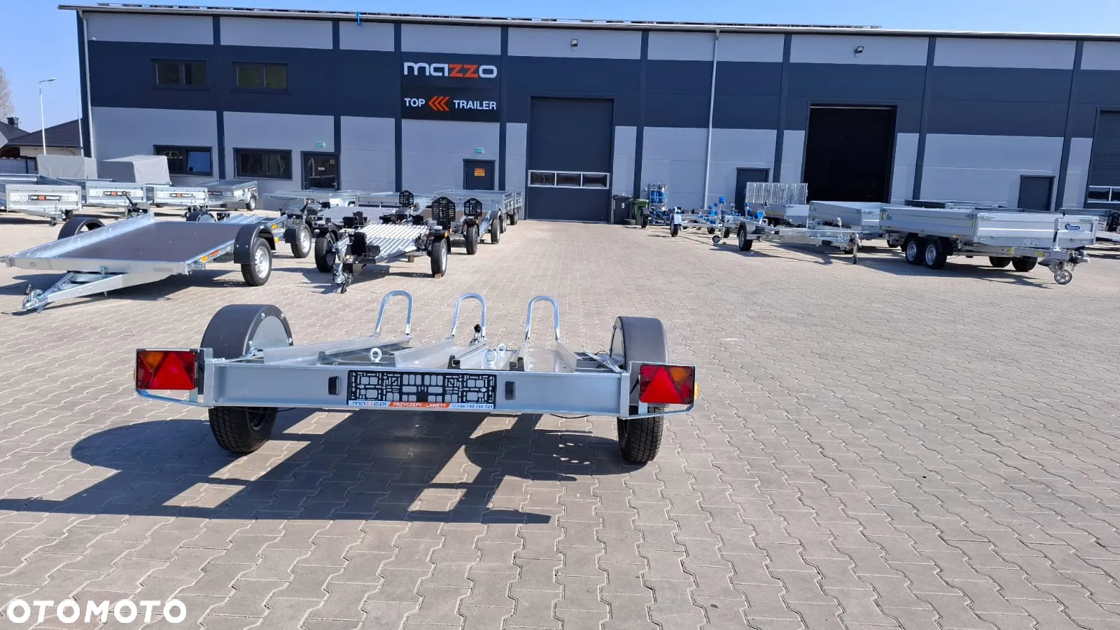Neptun Dostawa Przyczepka na 3 motocykle 225x148,5cm DMC750kg UCHYLNA - 12