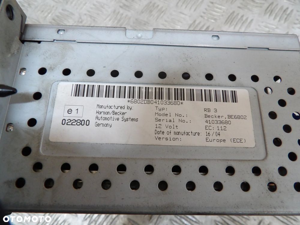 JEEP GRAND CHEROKEE WJ RADIO NAVI BECKER - 8
