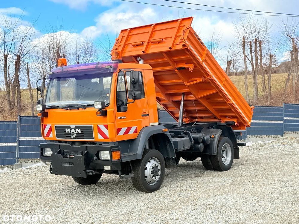 MAN * MAN 14-220 * Kiper Wywrotka Meiller * 4x4 * Zimowe Utrzymanie * Unimog * - 1