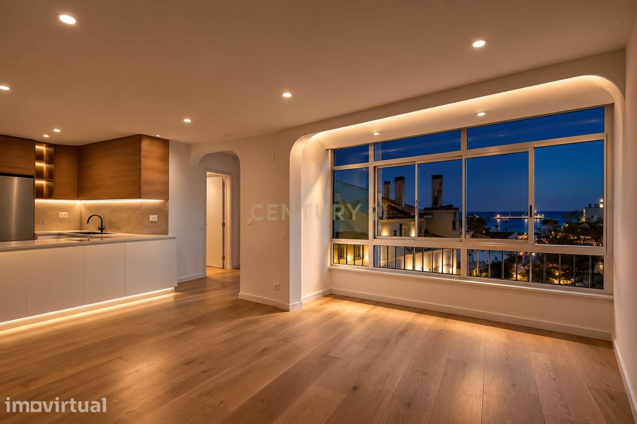 Viver no Estoril: Excelente T1 +1  Renovado a Estrear com Vista Mar, a - Grande imagem: 2/34