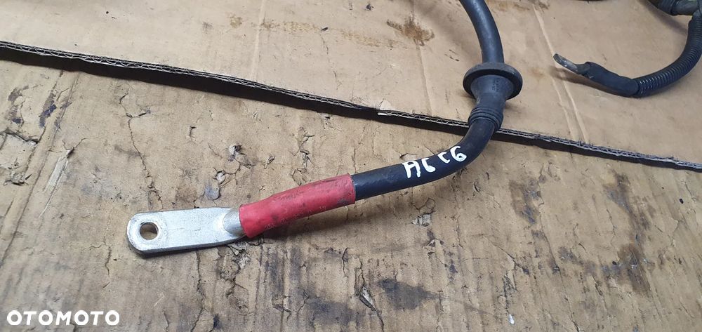 Kabel plusowy alternatora rozrusznika przewód Audi A6 C6 2.7 TDI 4F1971349A - 6