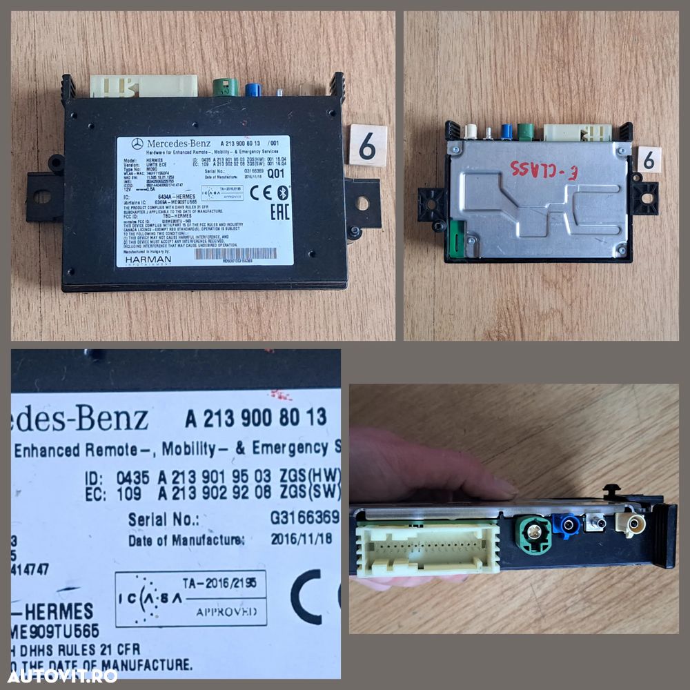 Modul SAM cutie sigurante spirala volan modul pompa combustibil sam bluetooth senzor de ploaie modul PDC SAM gateway mercedes R230 W221 W205 W213 W222 W217 W257 W463 W176 Audi A4 B7 - 7