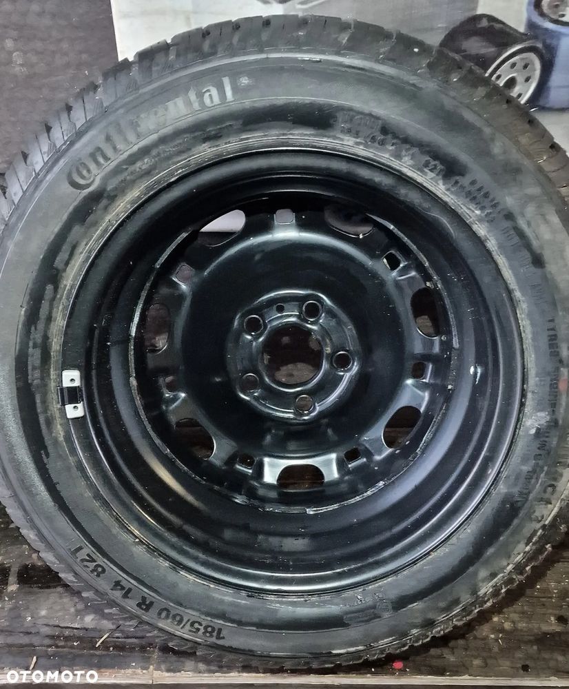 KOŁO ZAPASOWE CONTINENTAL 14" 5X100 185/60R14 + ZESTAW NAPRAWCZY VW SEAT SKODA - 14