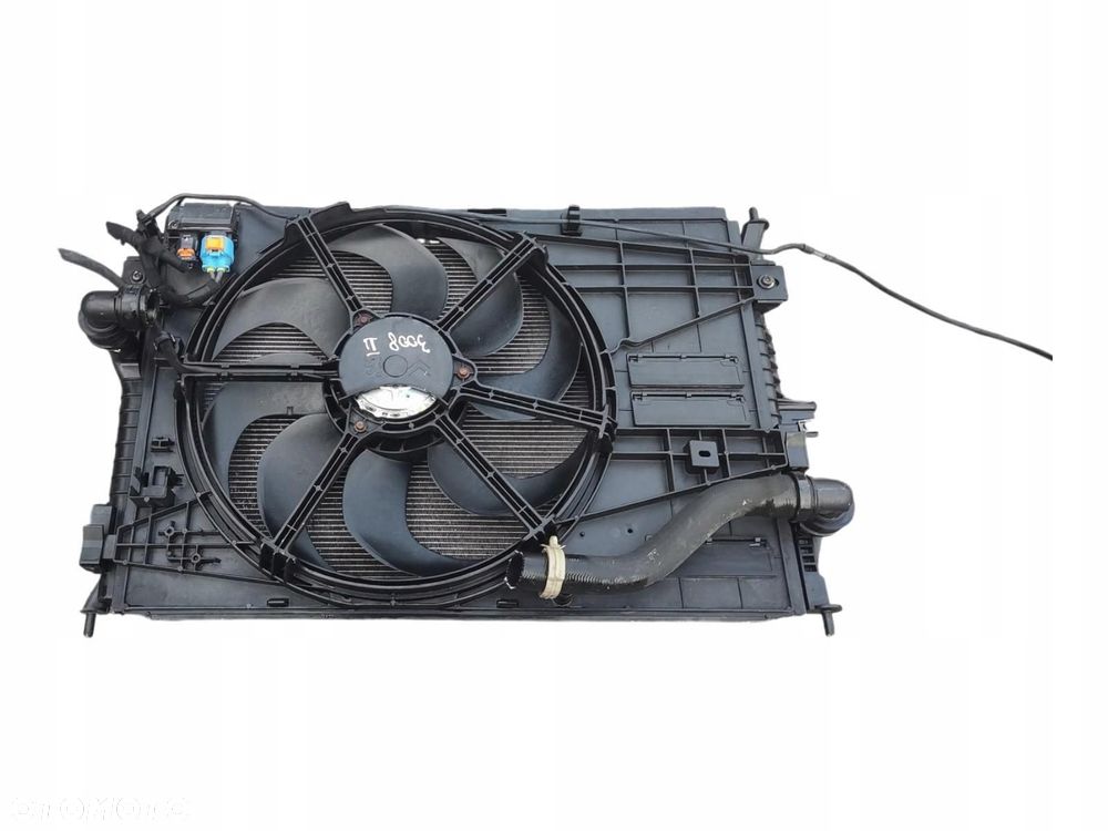 KOMPLET CHŁODNIC WENTYLATOR PEUGEOT 3008 II 1.6 E-HDI 2016-2020 - 1