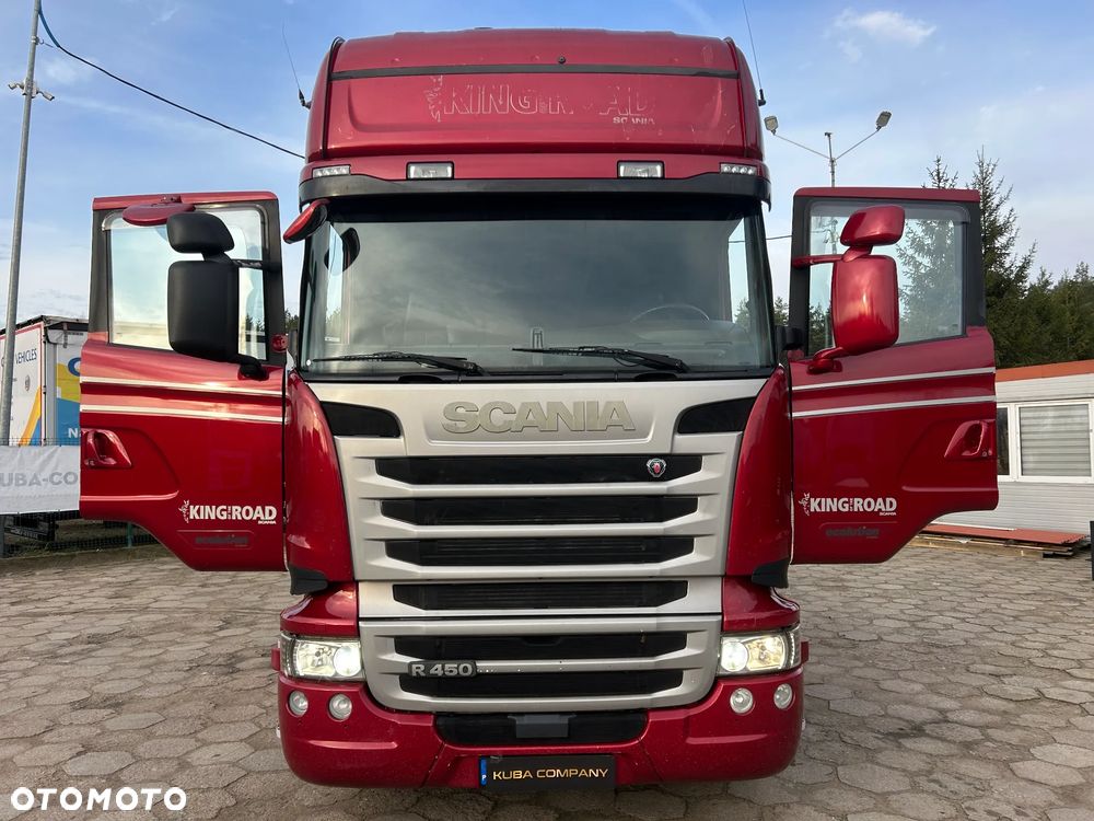 Scania R450 RETARDER / SKÓRY / NAVI / AUTOMAT / POLSKI SALON / ZBIORNIKI PALIWA 1500 L / LAMPY LED / FULL SPOJLERY / TYŁ 4 PODUSZKI / BARDZO ŁADNA SCANIA 2015 ROK !! - 34