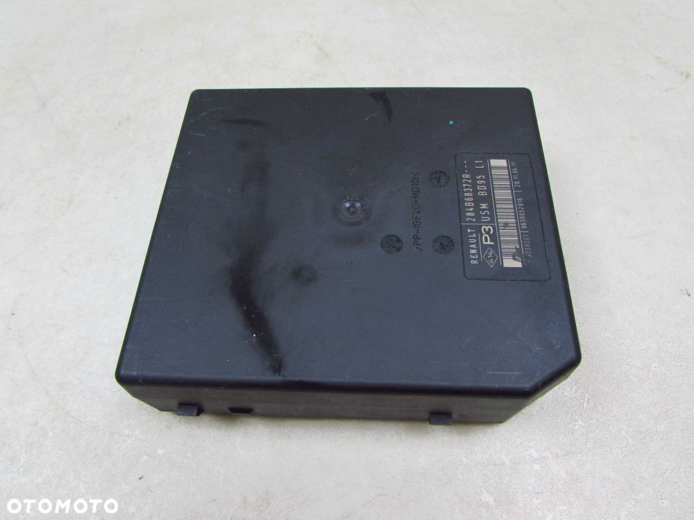RENAULT MEGANE III 1.5 DCI 08-16 MODUL USM SKRZYNKA UPC 284B68372R 9630052816 BD95 - 3