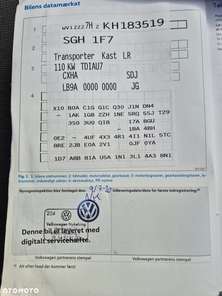 Volkswagen T6 2.0TDI 2020r 150Koni DSG Long Kamera ACC Navi Super stan - 38