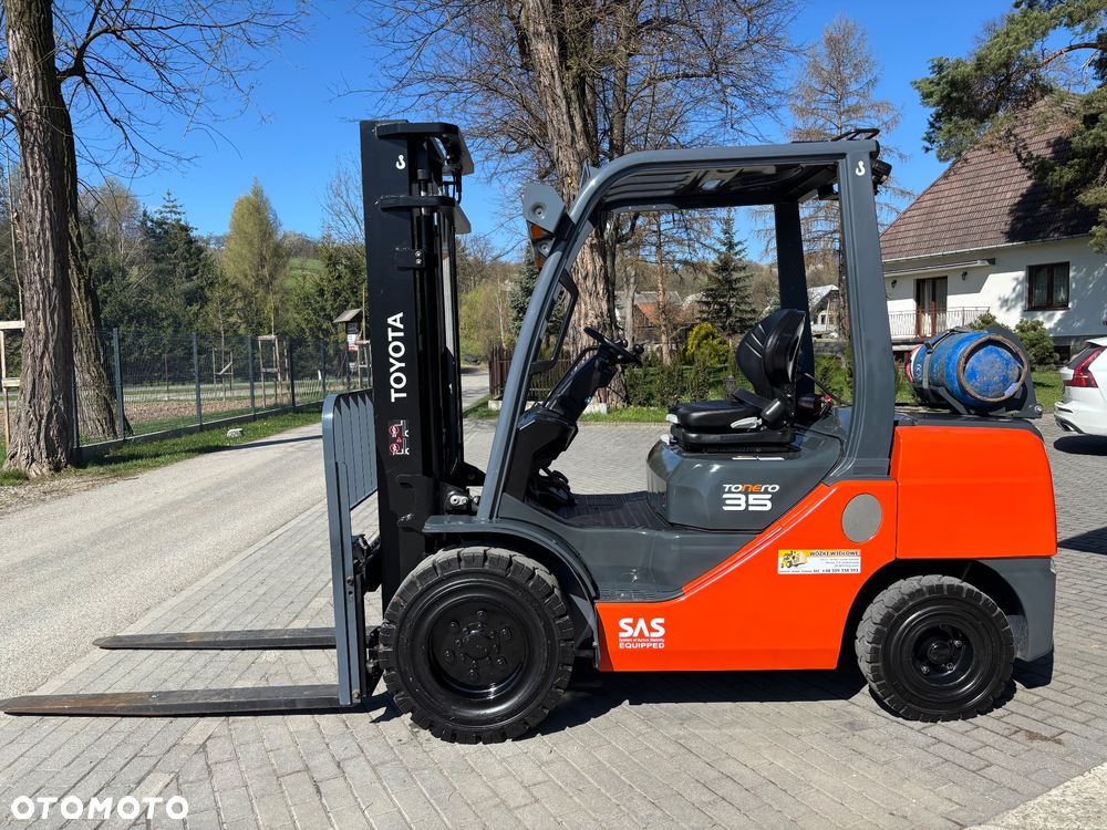 Toyota 8FGJF35 GWARANCJA LPG wolny skok waga DOSTAWA 64 800NETTO - 1