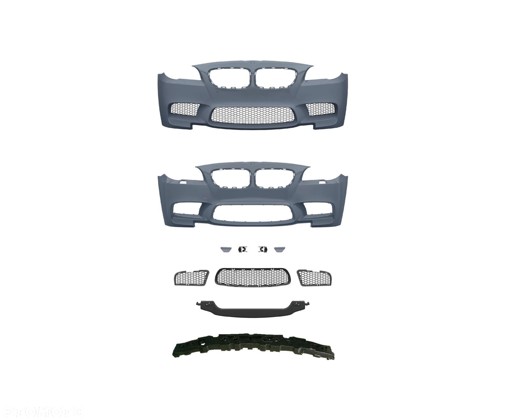 BMW 5 (F10/F11) 2010 -  2016 PRZEDNI ZDERZAK (inne części: listwa błotnik grill lampa osłona drzwi) - 1