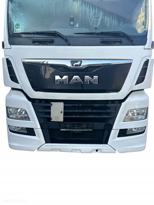 ZDERZAK MASKA LAMPA ATRAPA MAN TGX EURO6 LIFT RAL9010 - 1