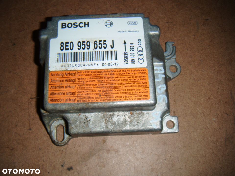 audi a4 b6  sensor airbag 8e0959655j - 1