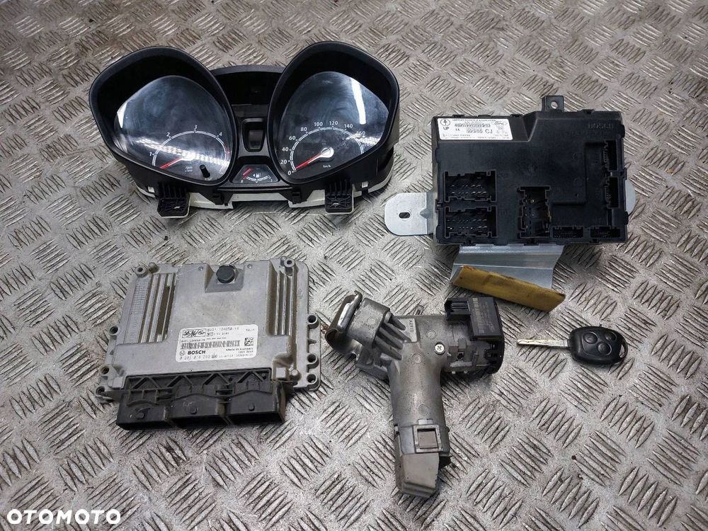 ZESTAW STARTOWY FORD FIESTA MK6 BV21-12A650-YA  9V213F880EC 8A6T-15607-AB - 1