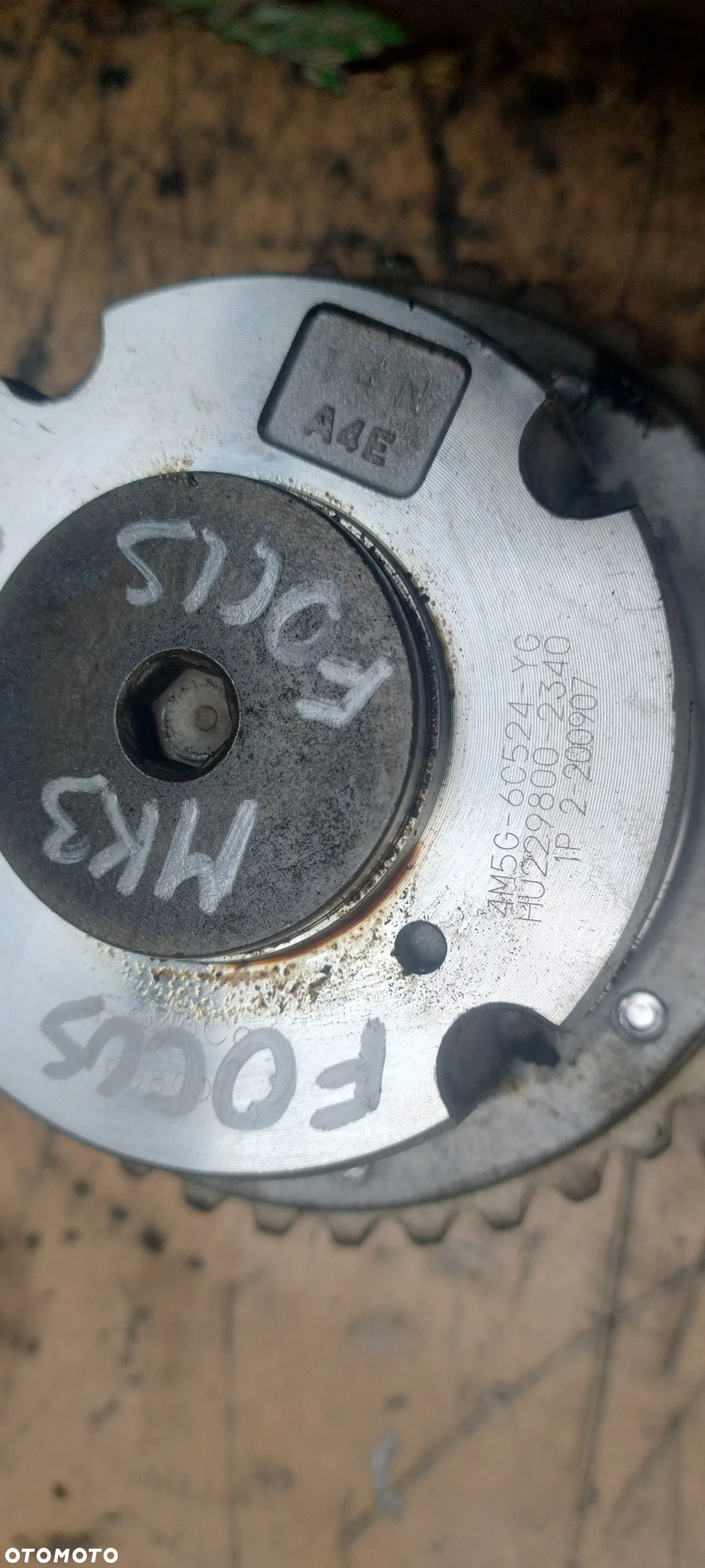 FORD FIESTA MK7 FOCUS MK3 1,6 TI-VCT koło faz wału pasowe 4M5G6C524YG  4M5G6C524CY 8A6G6B321AB - 3