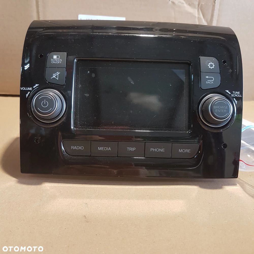 radio navi nawigacja 07357588680 ducato boxer jumper movano proace max NOWE ORYGINAŁ + KODY RADIA FOLJA NA EKRANIE - 2