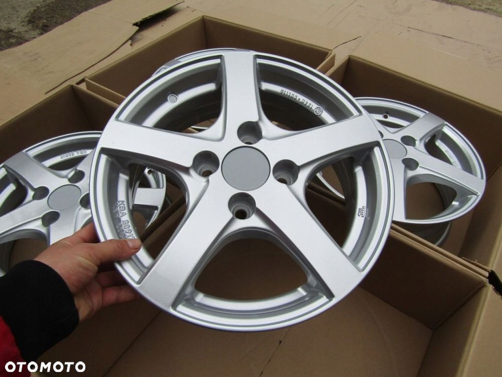 4x Felgi 14 Toyota Aigo I II Citroen C1 I II Peugeot 107 108 Alutec Germany - 15