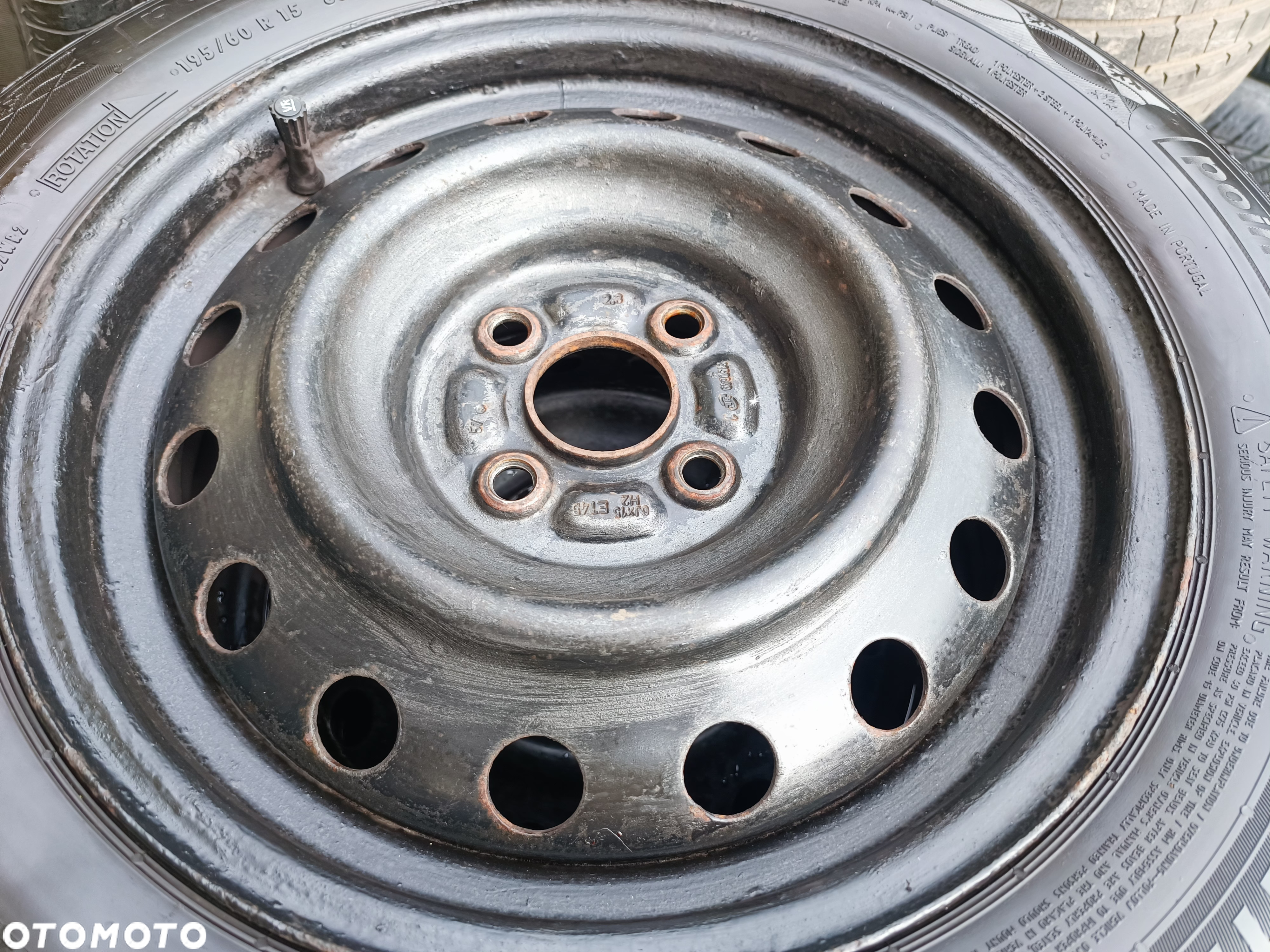 4x100 Felgi Stalowe Stal 15 Koła Zimowe Zima TOYOTA COROLLA E12 YARIS II 2 SUZUKI SWIFT MAZDA 323 DEMIO KIA RIO 3 III HYUNDAI I20 II 2 ACCENT BAYON 8-9mm - 7