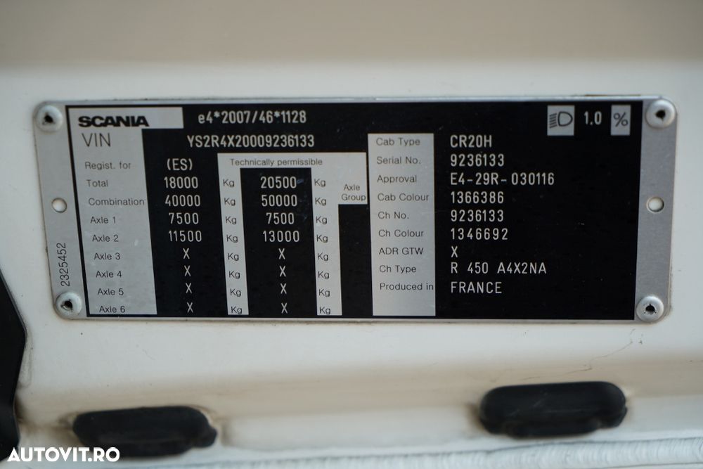 Scania R 450 / RETARDER / I-PARK COOL / EURO 6 - 35