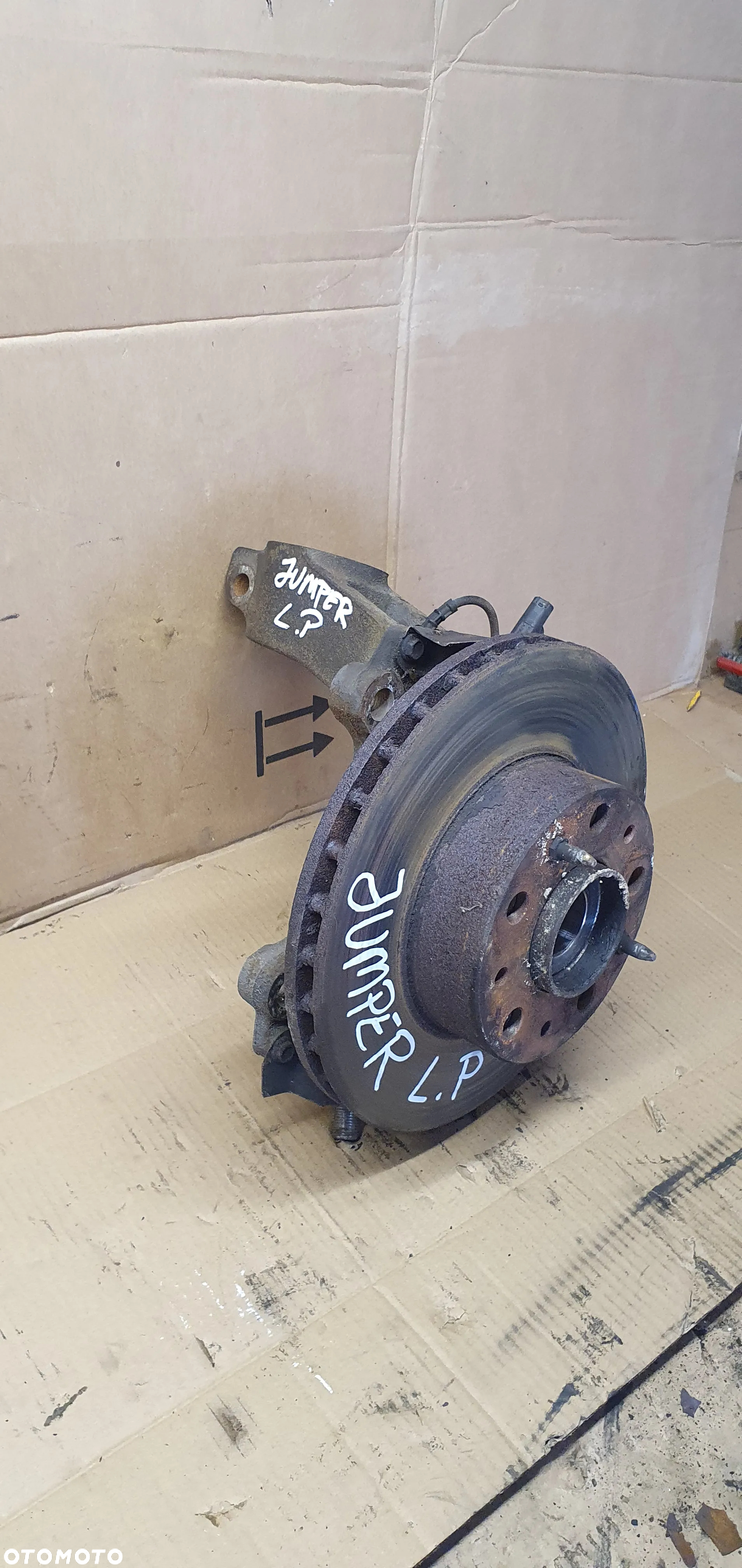 Zwrotnica lewy przód przednia lewa Citroen Jumper Euro 6 01374759080 - 4