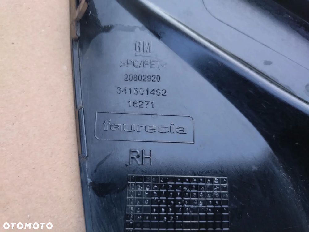 OPEL ZAFIRA C 11- KRATKA + HALOGEN RH 20863017 20802920 ORYGINAŁ STAN BDB! - 7