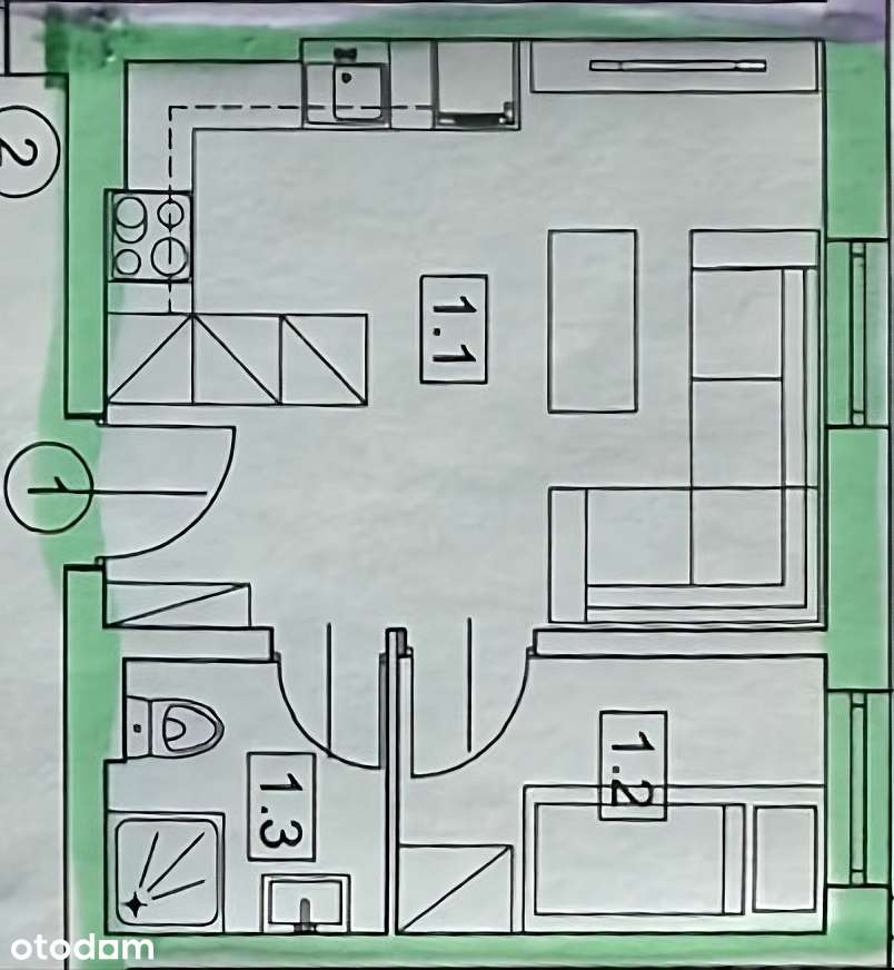 Na sprzedaż mieszkanie w kamienicy - ok.27 m² - parter