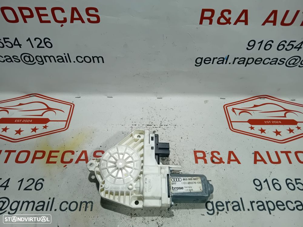 Motor Elevador Vidro Porta Frente Esquerdo Audi A4 B8 8K0959801 Original - 5
