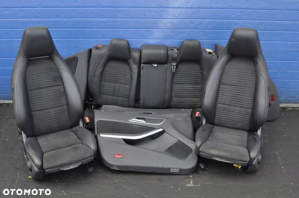 MERCEDES W117 FOTELE KANAPA BOCZKI SKÓRA - 1