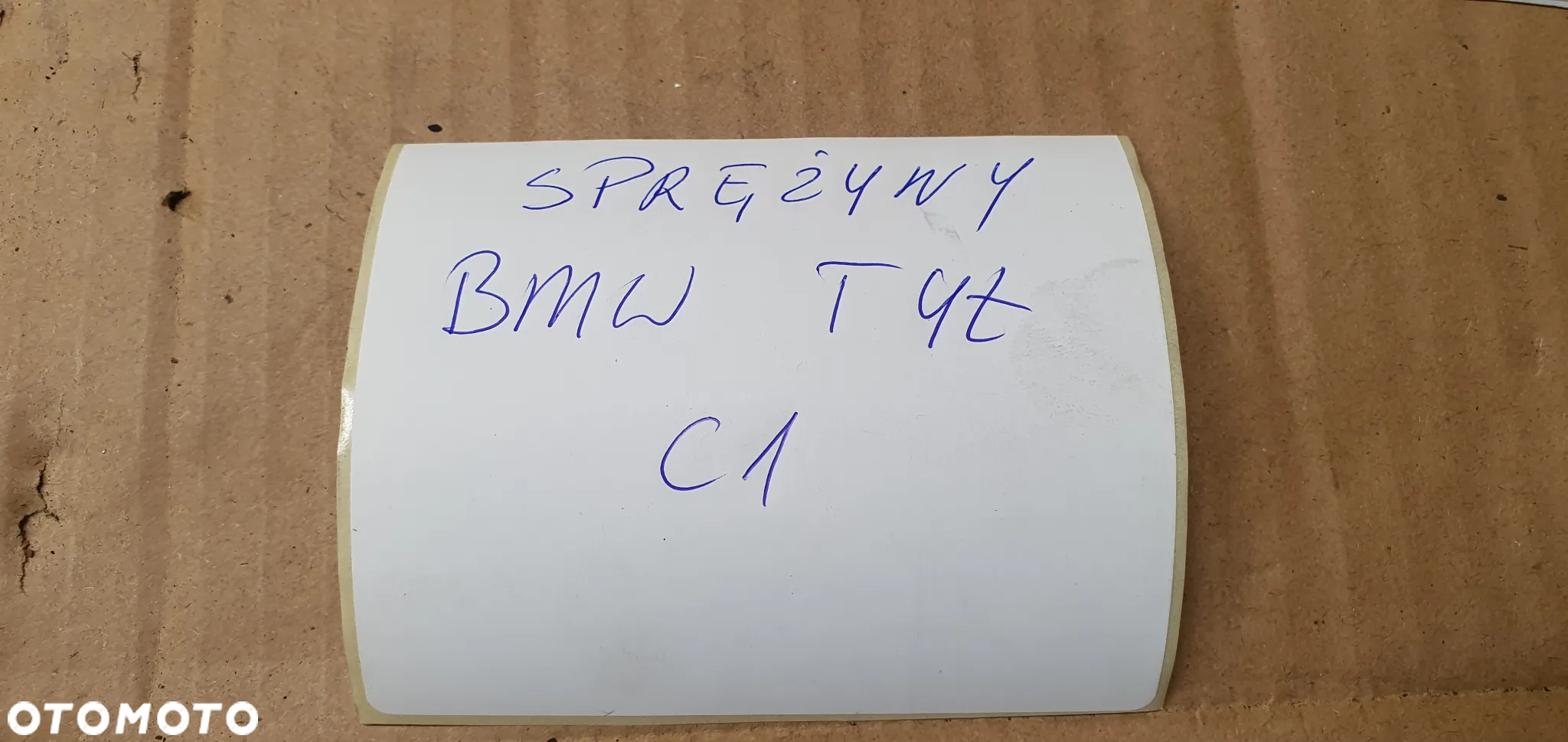 Sprężyny sprężyna zawieszenia tył tylne BMW I E87 C1 - 6
