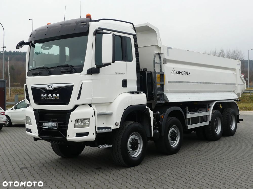 MAN TGS 41.470 / 8x8 / WYWROTKA KH-KIPPER / MANUAL / NISKI PRZEBIEG / - 4
