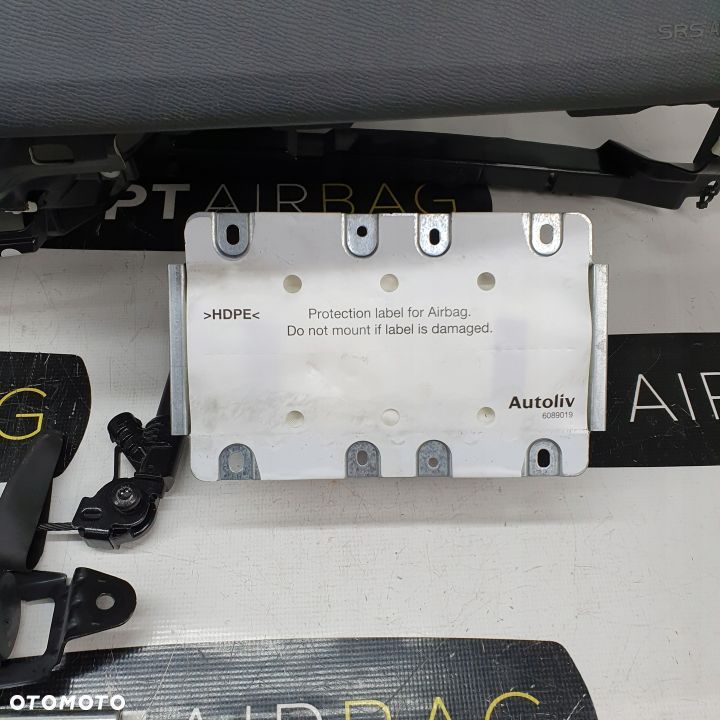 VOLVO XC60 DESKA ROZDZIELCZA KONSOLA KOKPIT PULPIT PODUSZKI AIRBAG AIR BAG PASY KIT SET - 8