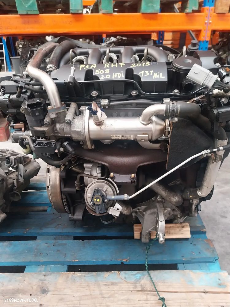 Motor Peugeot 508 2.0Hdi ano 2015 Ref:RHF - 2