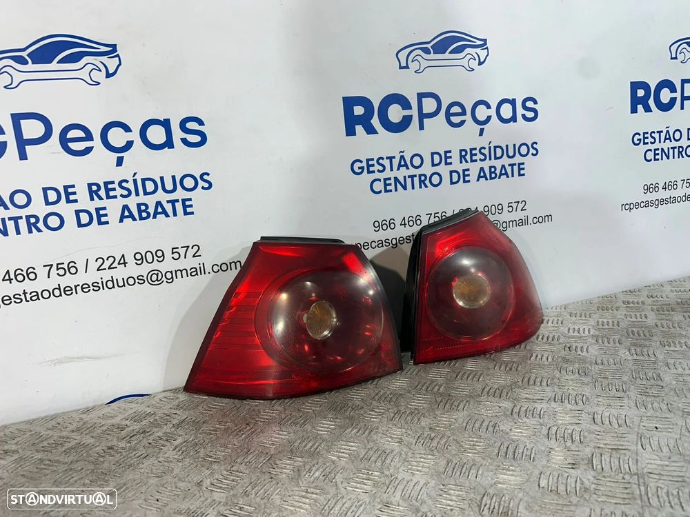 .Conjunto Farolins Tras Traseiros Esquerdo Direito Originais VW Volkswagen Golf 5 MK5 1K6945095A 1K6945096A 2006 - 2009 - 7
