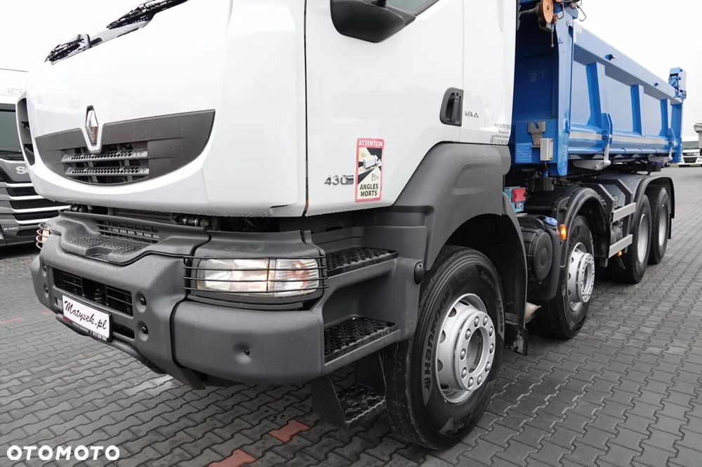 Renault KERAX 430 / 8x4 / WYWROTKA / HYDROBURTA / HYDROKLAPA / BORDMATIC / EURO 5 EEV - 15
