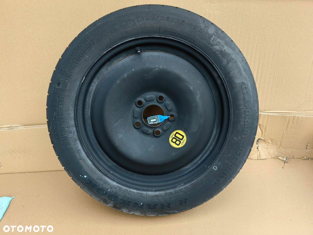 Koło zapasowe dojazdowe FORD FOCUS MK2 MONDEO MK4 6G92-1A479-AA 16" 5X108 - 7