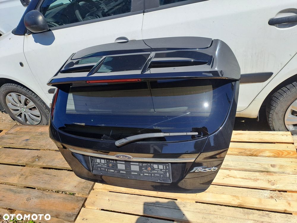 Ford Fiesta MK VII 5D kompletna klapa bagażnika drzwi kod lakieru D9 i inne - 2