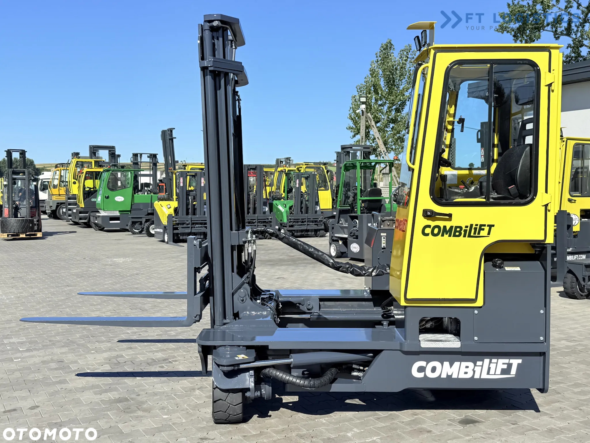 Combilift WÓZEK CZTEROKIERUNKOWY - WIELOKIERUNKOWY C4000 / DIESEL / DUPLEX 4100MM /JEDYNE 2888 MOTOGODZIN /  POZYCJONER WIDEŁ / PEŁNA KABINA - OGRZEWANIE / STAN IDEALNY / Szeroka oferta wózków czterokierunkowych i bocznych, dopasowanych do różnorodnych potrzeb i zastosowań - 19