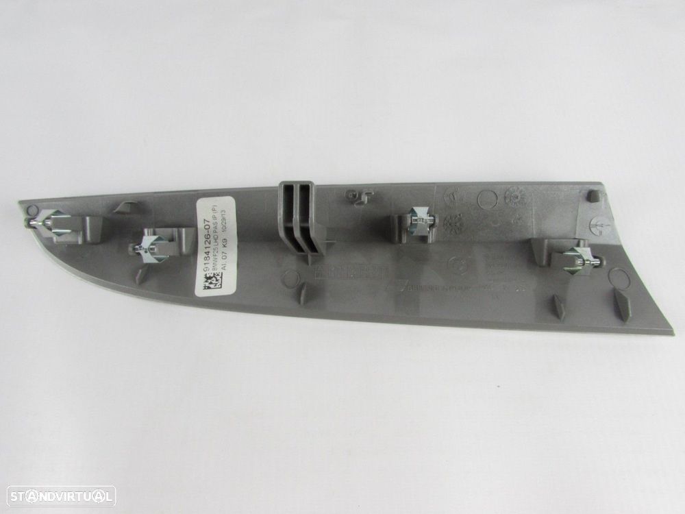 Friso do tablier "SATIN-SILBER" MATE Direito Seminovo/ Original BMW X3 (F25)/BMW... - 2